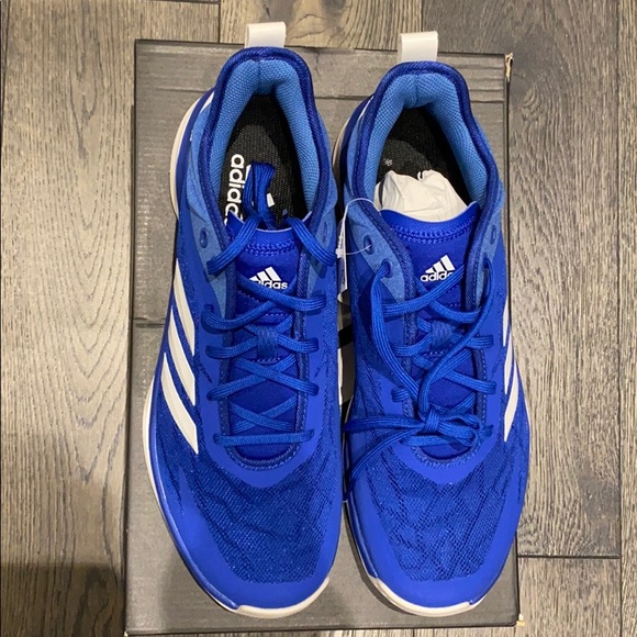 Blue Adidas men’s running shoes - Picture 3 of 4